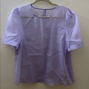 Sheer organza-style tshirt